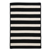 Stripe It Black White Rug