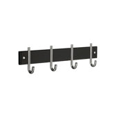 Beslagsboden 3.12" Quadruple Coat and Hat Rack