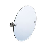 Villa 22.8" x 22.8" Oval Bathroom Mirror