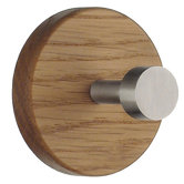 Beslagsboden Rounded Oak Coat Hook