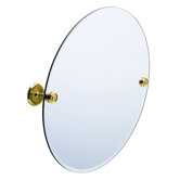 Villa Round Beveled Edge Mirror