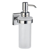 House Holder with Glass Soap Dispenser