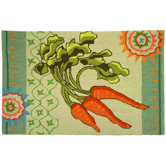 Garden Carrots Rug