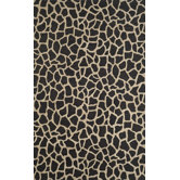 Seville Black Giraffe Rug