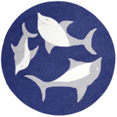 Playground Blue/Gray Kids Rug