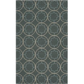Rain Stormy Sea Circle Rug