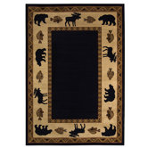Cottage Grove Ebony Novelty Rug