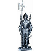 Mini Triple Pleated Soldier Pewter Fire Tool Set