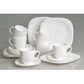 18-tlg. Kaffee Set quadratisch "Carine"