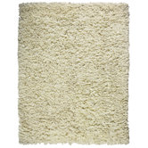 Creme Paper Shag Rug