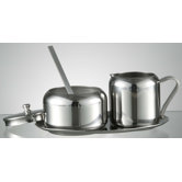 Milch & Zucker Set aus Edelstahl