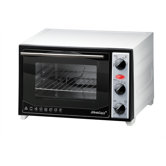 1500W Grillbackofen in Edelstahl / Schwarz