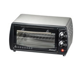 800W Mini-Backofen in Edelstahl / Schwarz
