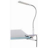 44cm LED Klemmleuchte "Juby" in Stahl