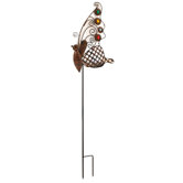 21cm LED Spie&szlig;leuchte "Butterfly" in Rost