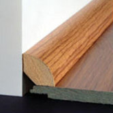Laminate Quarter Round 94" in Makore
