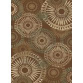 Encore Rondelle Medium Brown Rug