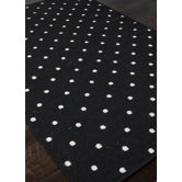 Maroc Black Geometric Rug