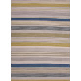 Pura Vida Green Stripe Rug