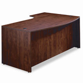 Valencia Series Left Hand "Porkchop" Executive Desk Shell
