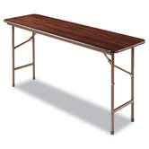 Rectangular Folding Table in Walnut