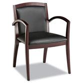 Leather Reception Lounge Guest Chair