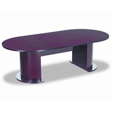 Verona Racetrack 45" Conference Table in Mahogany