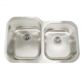 Premium Series Double Bowl Equal Width Undermount Sink