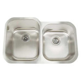 Manhattan Double Bowl Undermount Kitchen Sink