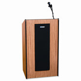 Presidential Plus Wireless Sound Lectern, 25-1/2w x 20-1/2d x 46-1/2h, Med Oak