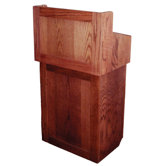Non Sound Oxford Two Piece Lectern in Oak