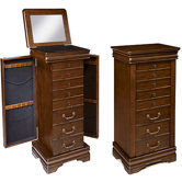 Louis Philippe Jewelry Armoire