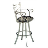 New Rochelle 26" Stool w/ Arms