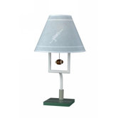 Football Table Lamp with Shade
