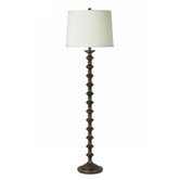Floor Lamp in Mahogany