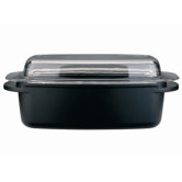 Cook & Co 12.5-in, Non-Stick Roasting Pan with Lid