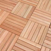 FSC-Certified FSC Eucalyptus Hardwood / 1 Box of 10 Tiles