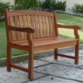Outdoor Furniture Wood Garden Bench