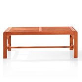 Backless Wood Two Seater Picnic Bench