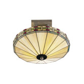 Mission Umbrella Semi Flush Mount