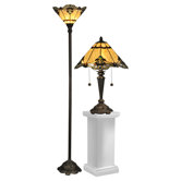Brena Table and Floor Lamp Set