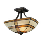 Brisdol 2 Light Semi-Flush Mount