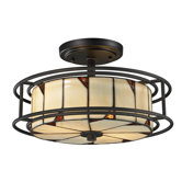 Woodbury 3 Light Semi-Flush Mount