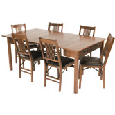 Mission Style Expanding Dining Table