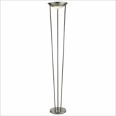 Odyssey Floor Lamp in Satin Steel