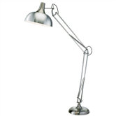 Atlas Floor Lamp in Satin Steel