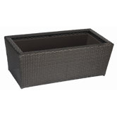 Vista  Resin Wicker Rect Planter