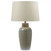 Dixey One Light Table Lamp in Iridescent Ceramic