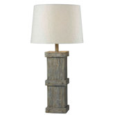 Chandler Table Lamp in Wood Grain