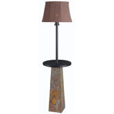 Sleek 1 Light Outdoor Floor Lamp